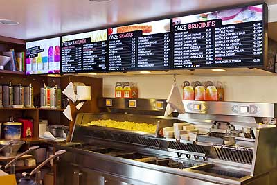 Scala Digital Menu Boards