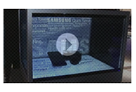 Samsung Transparent LCD Display Box